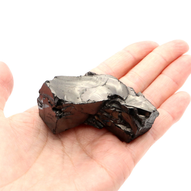エリートシュンガイト 原石 さざれ ロシア カレリア共和国シュンガ 天然石 1点物 パワーストーン Shungite シュンガ石