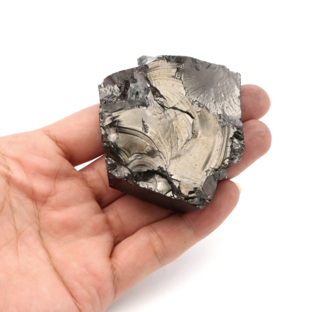 エリートシュンガイト 原石 ロシア カレリア共和国シュンガ 天然石 1点物 パワーストーン Shungite シュンガ石