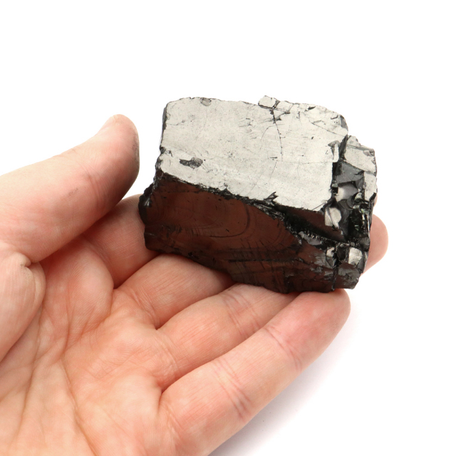エリートシュンガイト 原石 ロシア カレリア共和国シュンガ 天然石 1点物 パワーストーン Shungite シュンガ石