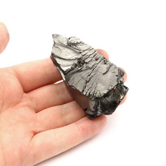 エリートシュンガイト 原石 ロシア カレリア共和国シュンガ 天然石 1点物 パワーストーン Shungite シュンガ石