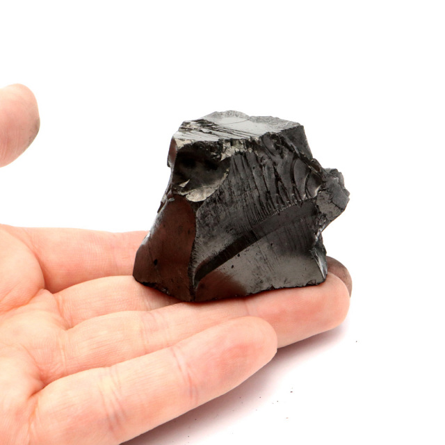 エリートシュンガイト 原石 ロシア カレリア共和国シュンガ 天然石 1点物 パワーストーン Shungite シュンガ石