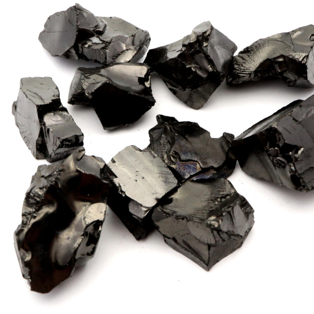 エリートシュンガイト 原石 ロシア カレリア共和国シュンガ 天然石 1点物 パワーストーン Shungite シュンガ石
