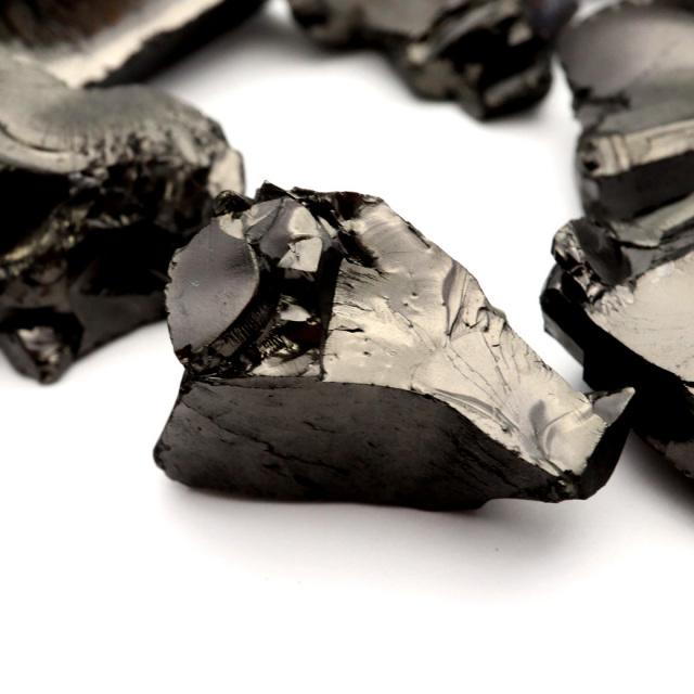 エリートシュンガイト 原石 ロシア カレリア共和国シュンガ 天然石 1点物 パワーストーン Shungite シュンガ石