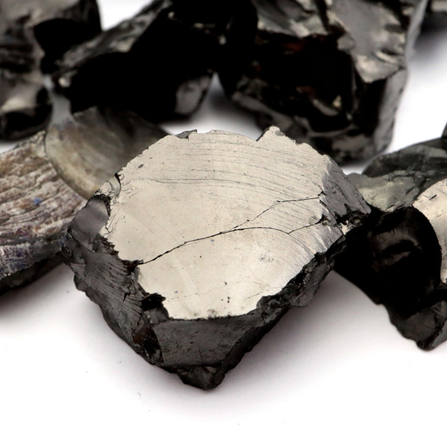 エリートシュンガイト 原石 ロシア カレリア共和国シュンガ 天然石 1点物 パワーストーン Shungite シュンガ石