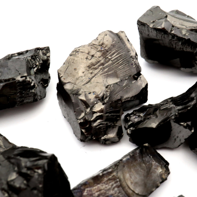 エリートシュンガイト 原石 ロシア カレリア共和国シュンガ 天然石 1点物 パワーストーン Shungite シュンガ石