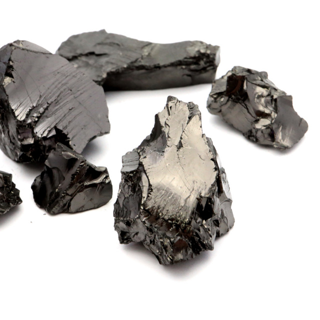 エリートシュンガイト 原石 ロシア カレリア共和国シュンガ 天然石 1点物 パワーストーン Shungite シュンガ石