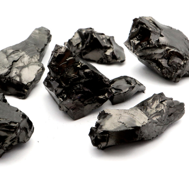 エリートシュンガイト 原石 ロシア カレリア共和国シュンガ 天然石 1点物 パワーストーン Shungite シュンガ石
