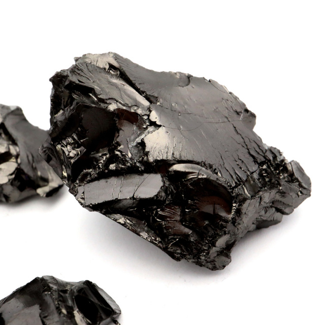 エリートシュンガイト 原石 ロシア カレリア共和国シュンガ 天然石 1点物 パワーストーン Shungite シュンガ石