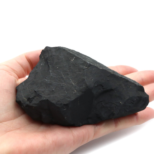 シュンガイト 原石 ロシア カレリア共和国シュンガ 天然石 1点物 パワーストーン Shungite シュンガ石