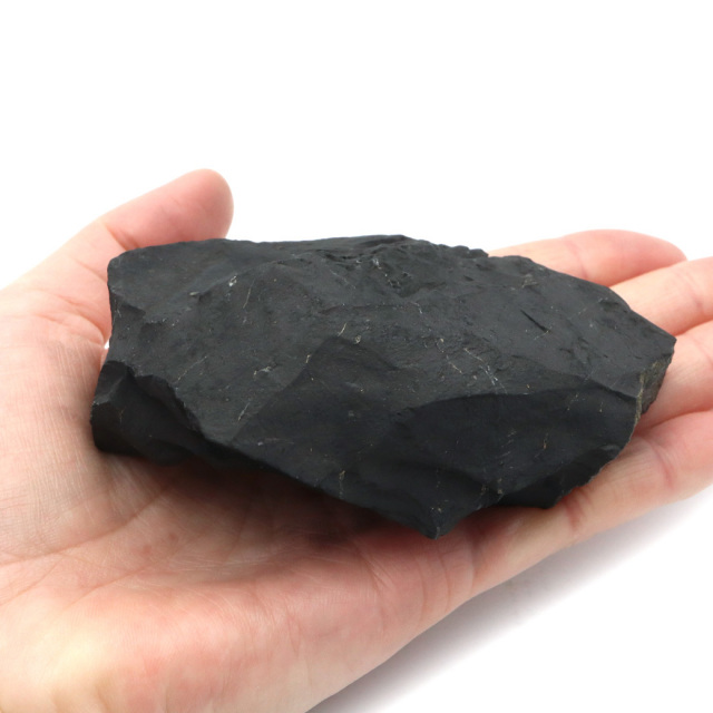 シュンガイト 原石 ロシア カレリア共和国シュンガ 天然石 1点物 パワーストーン Shungite シュンガ石