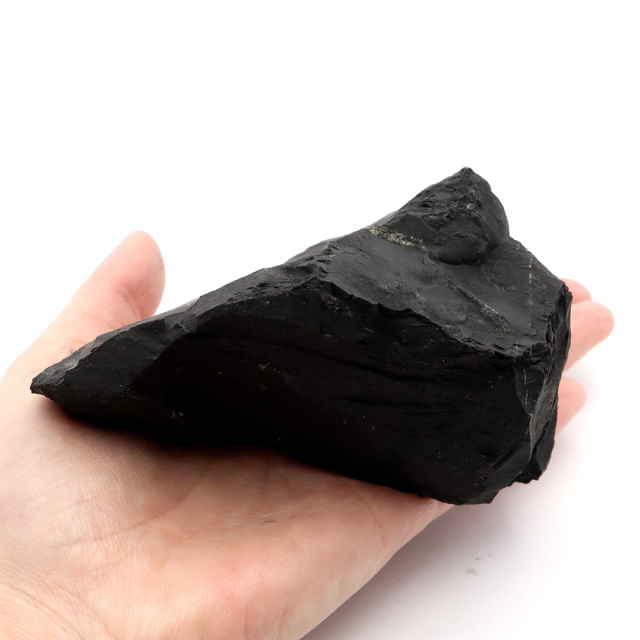 シュンガイト 原石 ロシア カレリア共和国シュンガ 天然石 1点物 パワーストーン Shungite シュンガ石