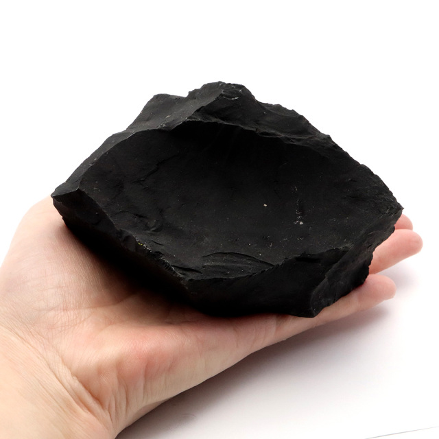 シュンガイト 原石 ロシア カレリア共和国シュンガ 天然石 1点物 パワーストーン Shungite シュンガ石