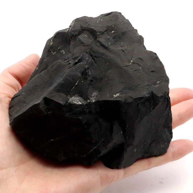 シュンガイト 原石 ロシア カレリア共和国シュンガ 天然石 1点物 パワーストーン Shungite シュンガ石