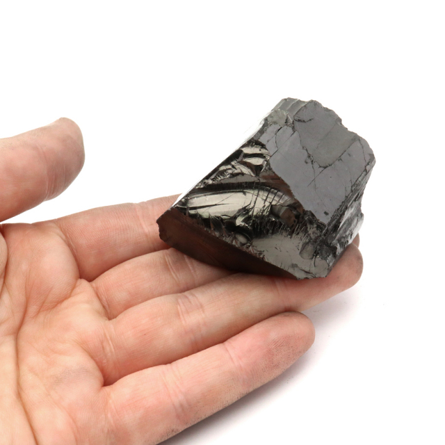 エリートシュンガイト 原石 ロシア カレリア共和国シュンガ 天然石 1点物 パワーストーン Shungite シュンガ石