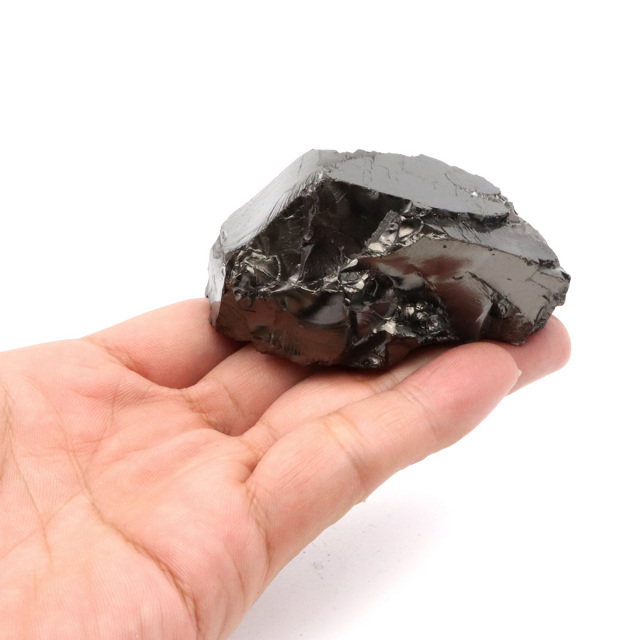 エリートシュンガイト 原石 ロシア カレリア共和国シュンガ 天然石 1点物 パワーストーン Shungite シュンガ石