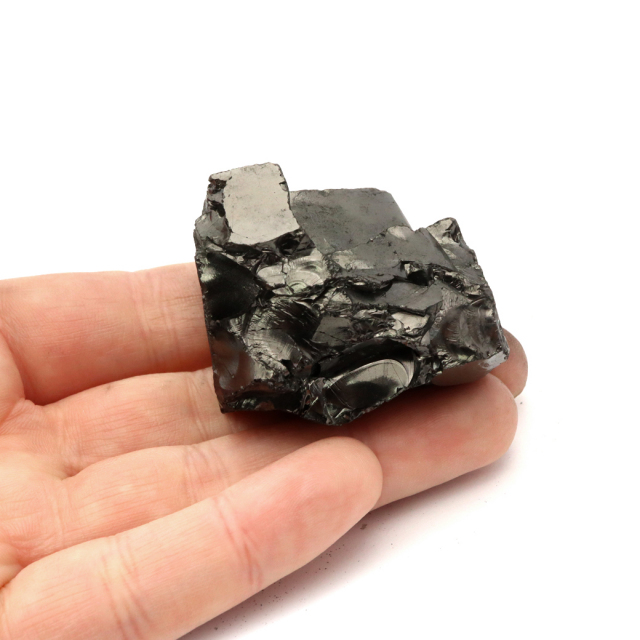 エリートシュンガイト 原石 ロシア カレリア共和国シュンガ 天然石 1点物 パワーストーン Shungite シュンガ石