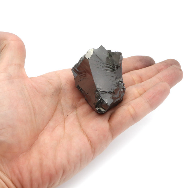 エリートシュンガイト 原石 ロシア カレリア共和国シュンガ 天然石 1点物 パワーストーン Shungite シュンガ石