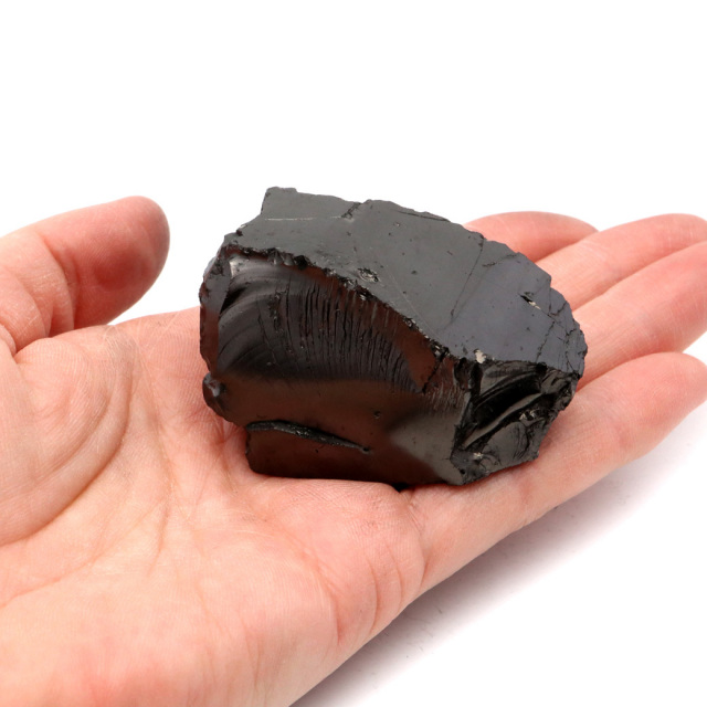 エリートシュンガイト 原石 ロシア カレリア共和国シュンガ 天然石 1点物 パワーストーン Shungite シュンガ石