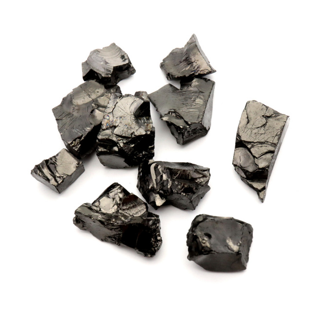 エリートシュンガイト 原石 ロシア カレリア共和国シュンガ 天然石 1点物 パワーストーン Shungite シュンガ石