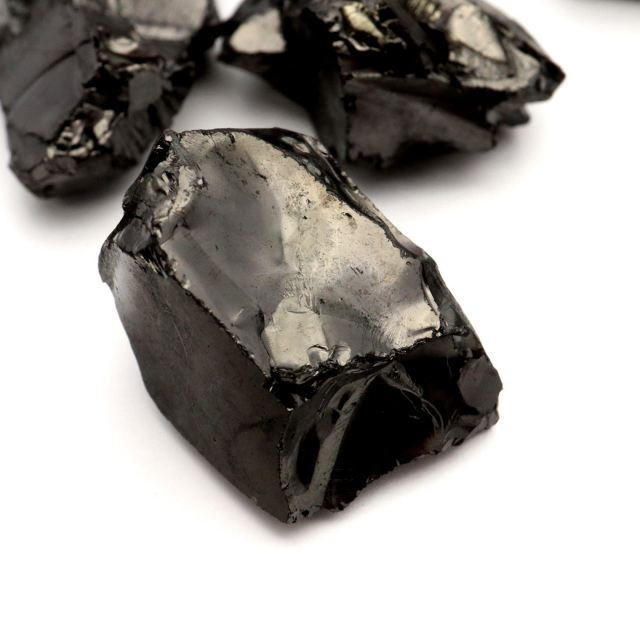 エリートシュンガイト 原石 ロシア カレリア共和国シュンガ 天然石 1点物 パワーストーン Shungite シュンガ石