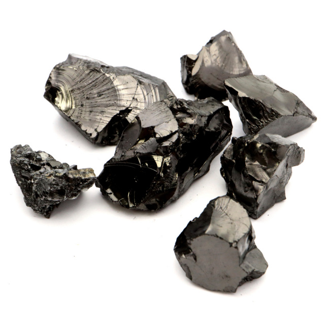 エリートシュンガイト 原石 ロシア カレリア共和国シュンガ 天然石 1点物 パワーストーン Shungite シュンガ石
