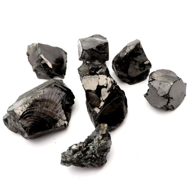 エリートシュンガイト 原石 ロシア カレリア共和国シュンガ 天然石 1点物 パワーストーン Shungite シュンガ石