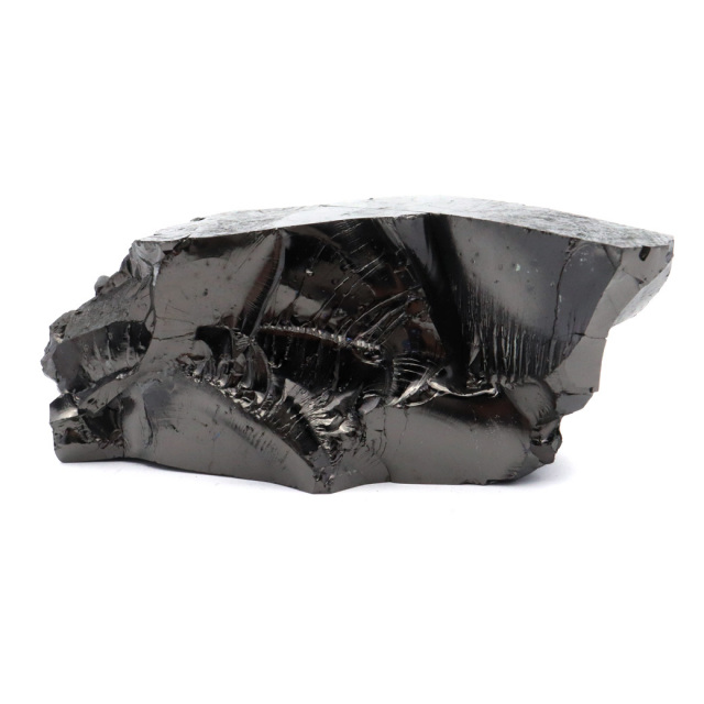 エリートシュンガイト 原石 ロシア カレリア共和国シュンガ 天然石 1点物 パワーストーン Shungite シュンガ石
