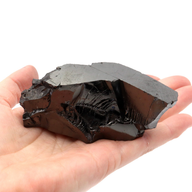 エリートシュンガイト 原石 ロシア カレリア共和国シュンガ 天然石 1点物 パワーストーン Shungite シュンガ石