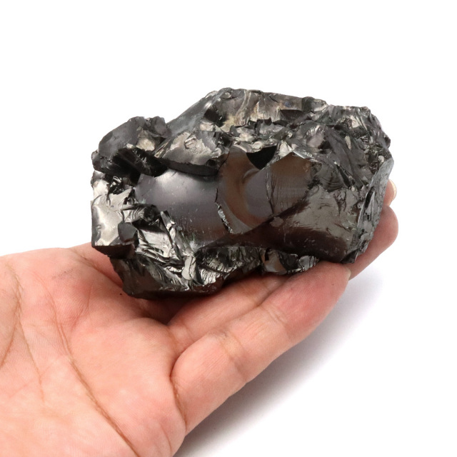 エリートシュンガイト 原石 ロシア カレリア共和国シュンガ 天然石 1点物 パワーストーン Shungite シュンガ石