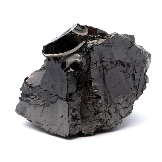 エリートシュンガイト 原石 ロシア カレリア共和国シュンガ 天然石 1点物 パワーストーン Shungite シュンガ石