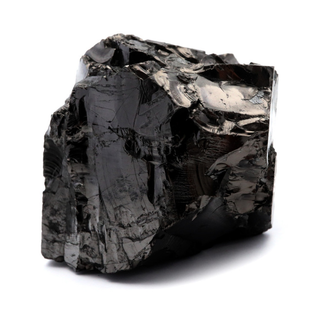 エリートシュンガイト 原石 ロシア カレリア共和国シュンガ 天然石 1点物 パワーストーン Shungite シュンガ石