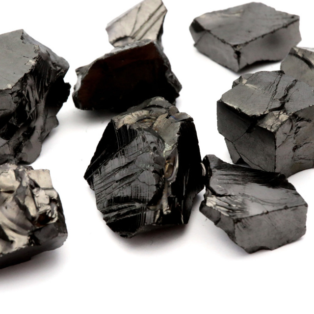 エリートシュンガイト 原石 ロシア カレリア共和国シュンガ 天然石 1点物 パワーストーン Shungite シュンガ石