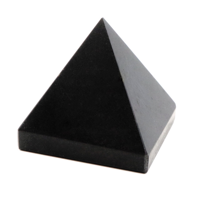 シュンガイト ピラミッド 28mm前後 Sサイズ ロシア カレリア共和国シュンガ 天然石 パワーストーン Shungite