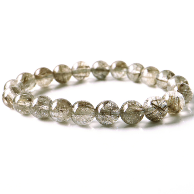 シルバールチル　プラチナルチル　ゴールドルチル　ルチル 高品質]ゴールドシルバールチルクォーツ丸玉/スフィア - 埼玉県