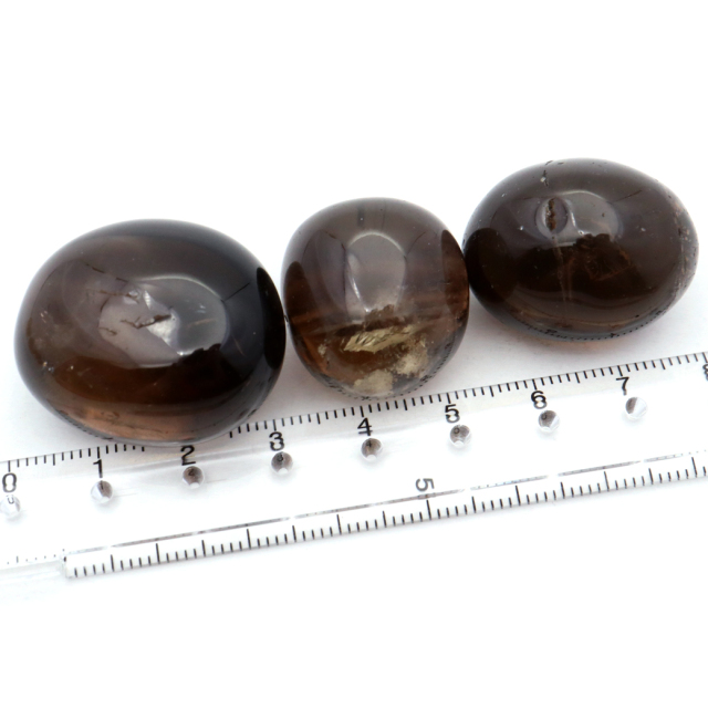 スモーキークォーツ タンブル さざれ石 150g 煙水晶 茶色 クリア
