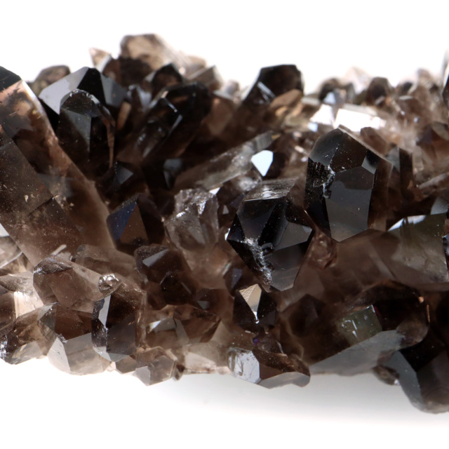 スモーキークォーツ クラスター 天然石 水晶 原石 煙水晶 置き物 ブラジル産 天然石 1点物 お守り 結晶 パワーストーン smoky quartz