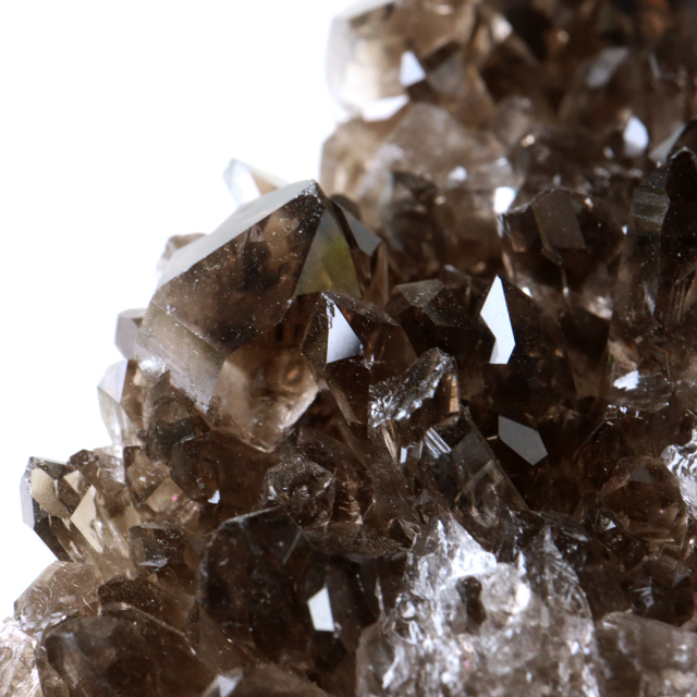 スモーキークォーツ クラスター 天然石 水晶 原石 煙水晶 置き物 ブラジル産 天然石 1点物 お守り 結晶 パワーストーン smoky quartz