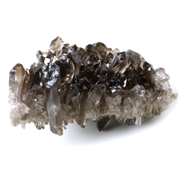 スモーキークォーツ クラスター 天然石 水晶 原石 煙水晶 置き物 ブラジル産 天然石 1点物 お守り 結晶 パワーストーン smoky quartz