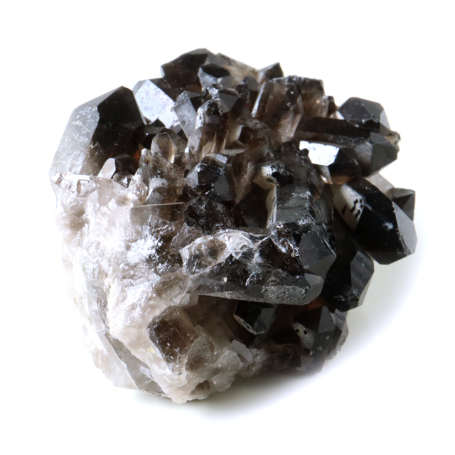 スモーキークォーツ クラスター 天然石 水晶 原石 煙水晶 置き物 ブラジル産 天然石 1点物 お守り 結晶 パワーストーン smoky quartz