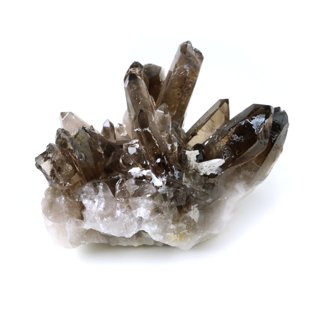 スモーキークォーツ クラスター 天然石 水晶 原石 煙水晶 置き物 ブラジル産 天然石 1点物 お守り 結晶 パワーストーン smoky quartz