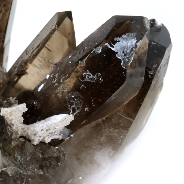 スモーキークォーツ クラスター 天然石 水晶 原石 煙水晶 置き物 ブラジル産 天然石 1点物 お守り 結晶 パワーストーン smoky quartz