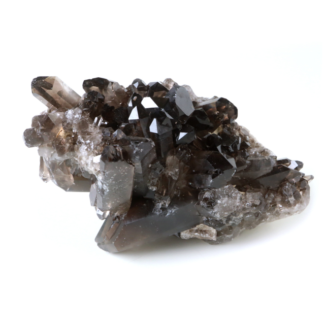 スモーキークォーツ クラスター 天然石 水晶 原石 煙水晶 置き物 ブラジル産 天然石 1点物 お守り 結晶 パワーストーン smoky quartz
