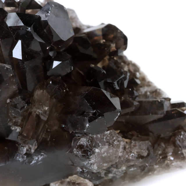 スモーキークォーツ クラスター 天然石 水晶 原石 煙水晶 置き物 ブラジル産 天然石 1点物 お守り 結晶 パワーストーン smoky quartz