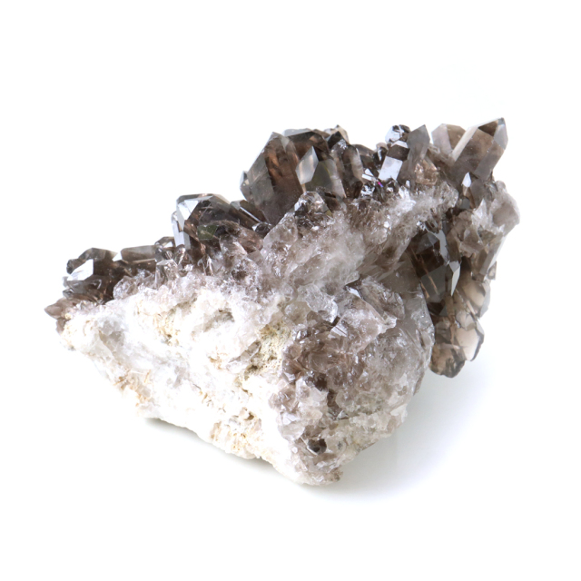 スモーキークォーツ クラスター 天然石 水晶 原石 煙水晶 置き物 ブラジル産 天然石 1点物 お守り 結晶 パワーストーン smoky quartz