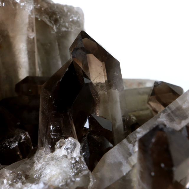 スモーキークォーツ クラスター 天然石 水晶 原石 煙水晶 置き物 ブラジル産 天然石 1点物 お守り 結晶 パワーストーン smoky quartz