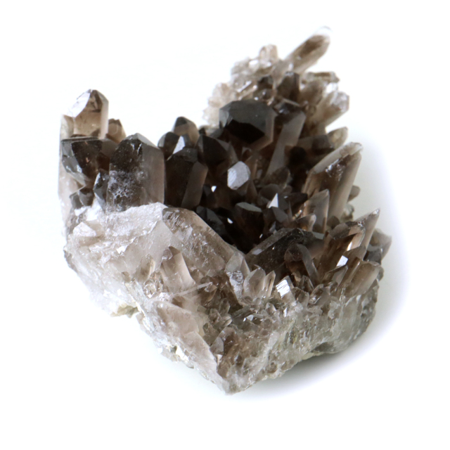 スモーキークォーツ クラスター 天然石 水晶 原石 煙水晶 置き物 ブラジル産 天然石 1点物 お守り 結晶 パワーストーン smoky quartz