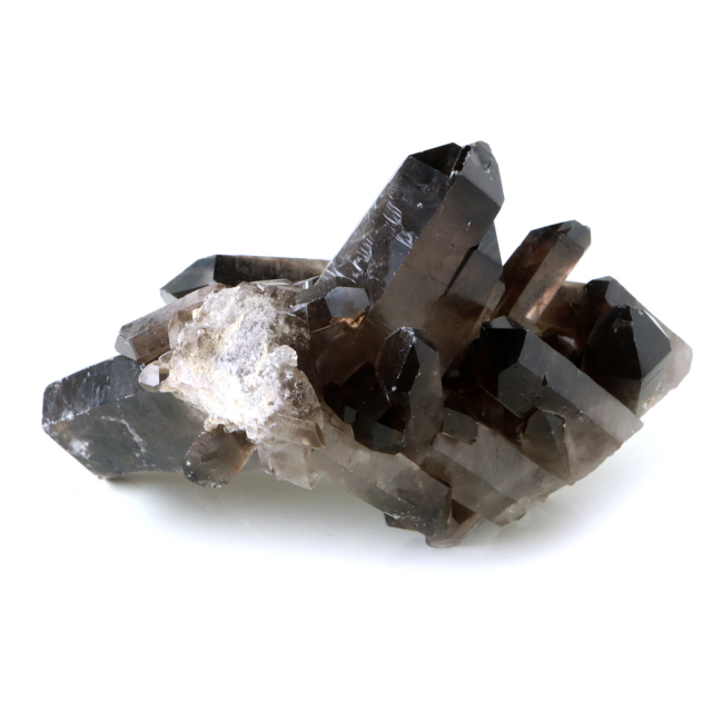 スモーキークォーツ クラスター 天然石 水晶 原石 煙水晶 置き物 ブラジル産 天然石 1点物 お守り 結晶 パワーストーン smoky quartz