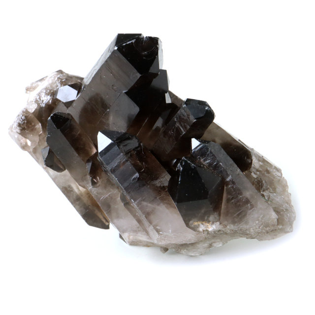 スモーキークォーツ クラスター 天然石 水晶 原石 煙水晶 置き物