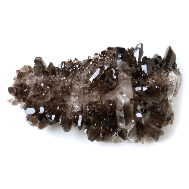 スモーキークォーツ クラスター 天然石 水晶 原石 煙水晶 置き物 ブラジル産 天然石 1点物 お守り 結晶 パワーストーン smoky quartz
