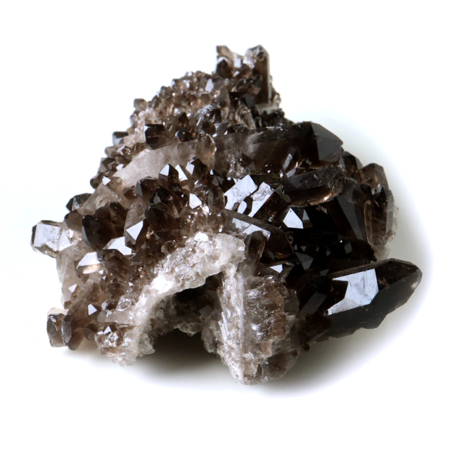 スモーキークォーツ クラスター 天然石 水晶 原石 煙水晶 置き物 ブラジル産 天然石 1点物 お守り 結晶 パワーストーン smoky quartz